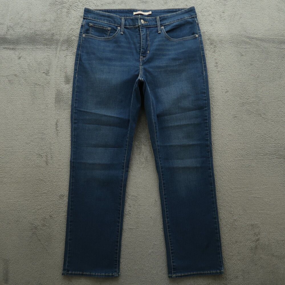 Levi's Women's Straight Leg Jeans - Dark Blue